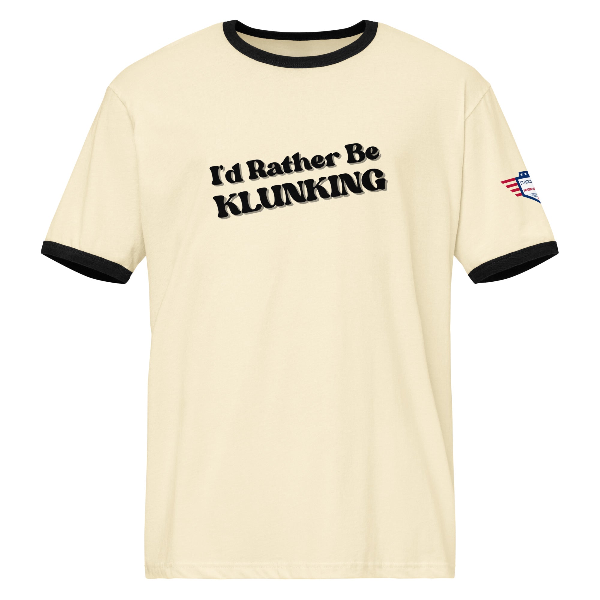 I’d Rather Be Klunking - Unisex ringer t-shirt