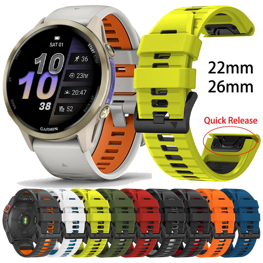 Garmin Instinct 2X replacement band - NS Superstore Silicone