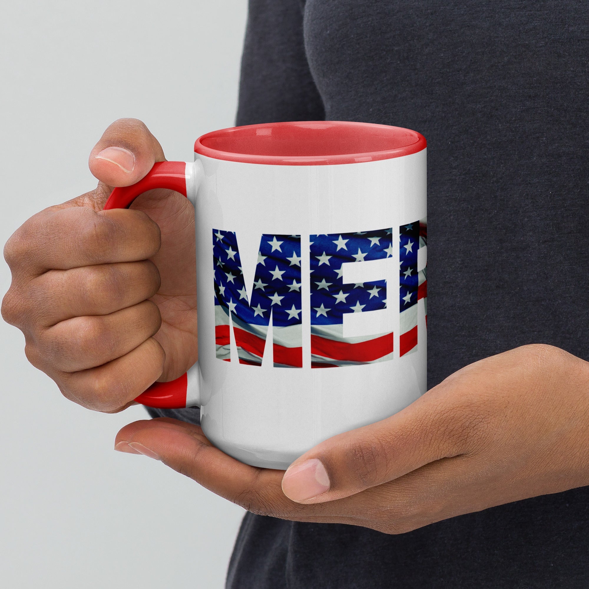 'Merica Mug with Color Inside