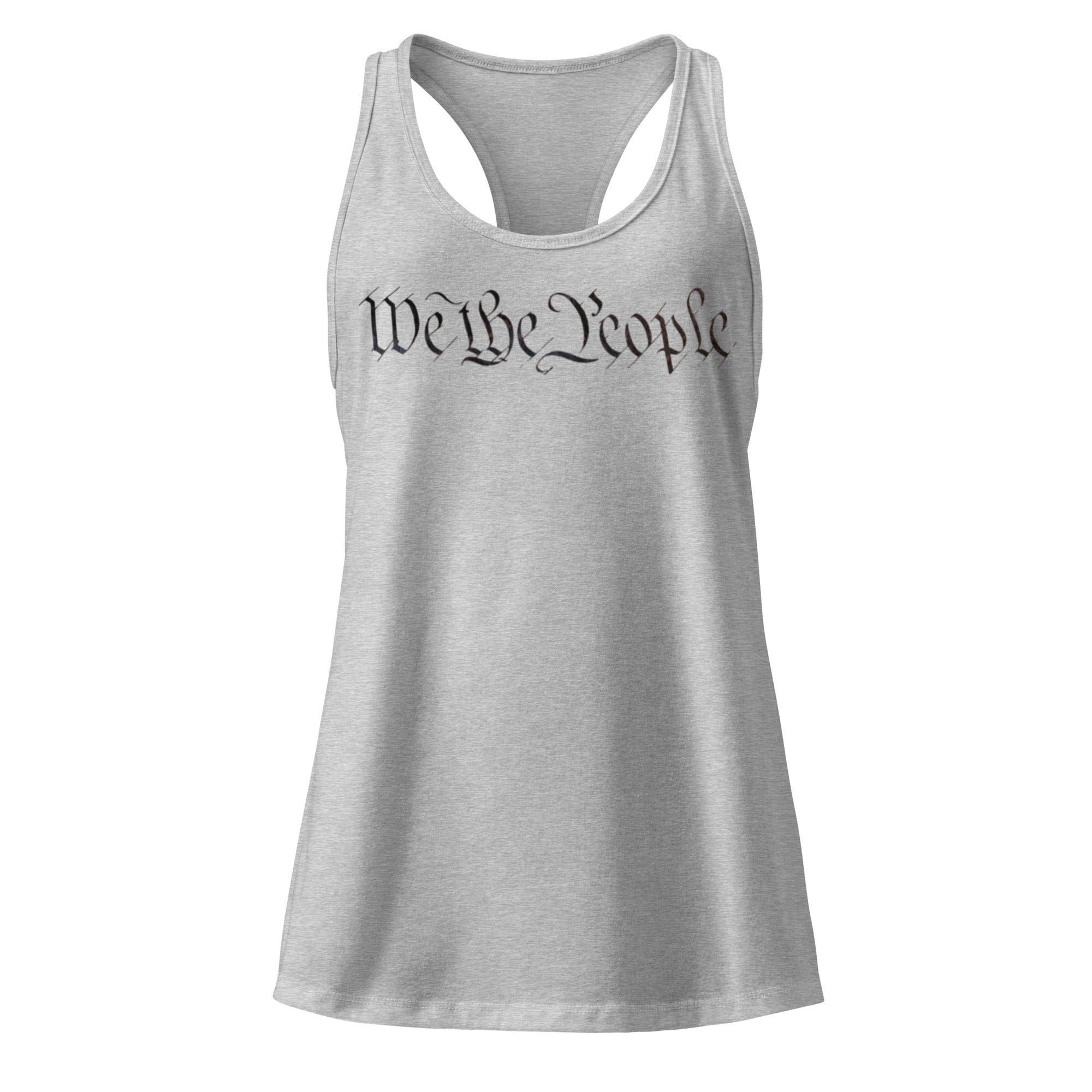 We the People - Women’s fitted racerback tank top