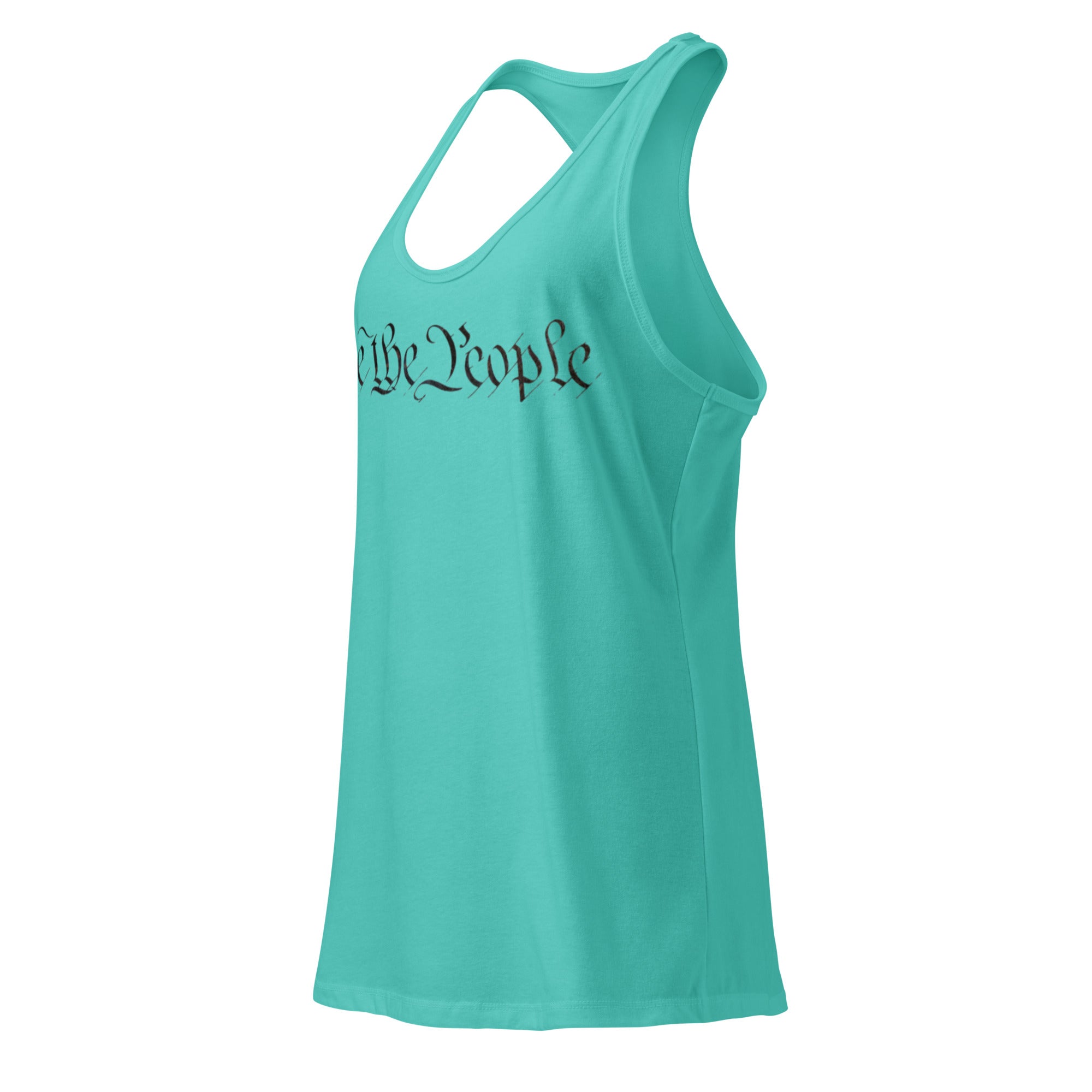 We the People - Women’s fitted racerback tank top