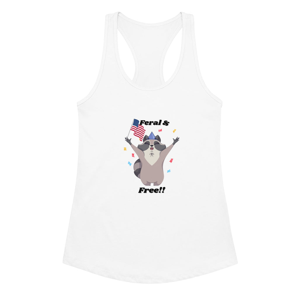 Feral & Free - Women’s fitted racerback tank top