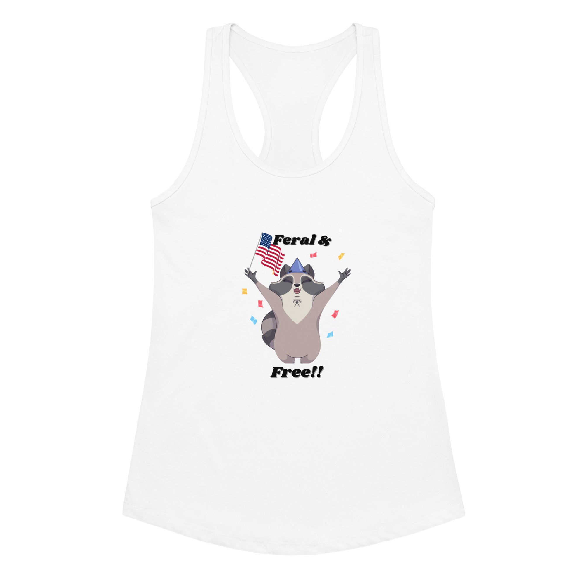Feral & Free - Women’s fitted racerback tank top