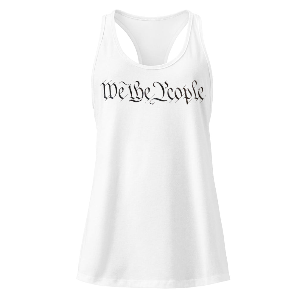 We the People - Women’s fitted racerback tank top