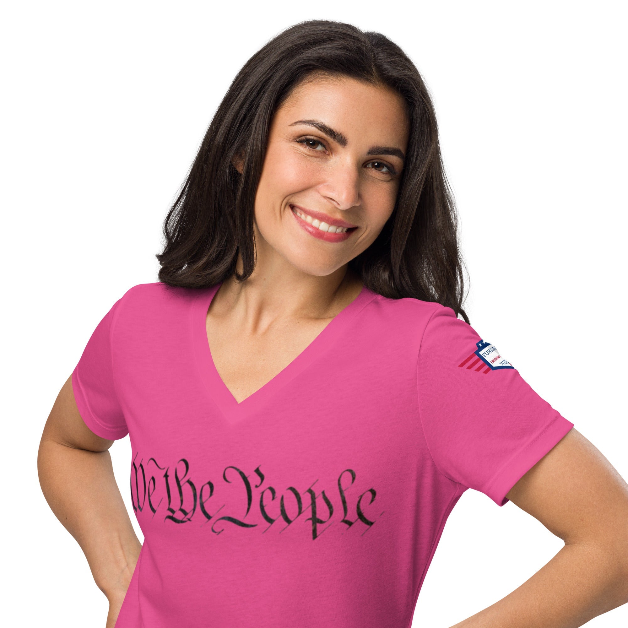 We the people - Women’s relaxed v-neck t-shirt