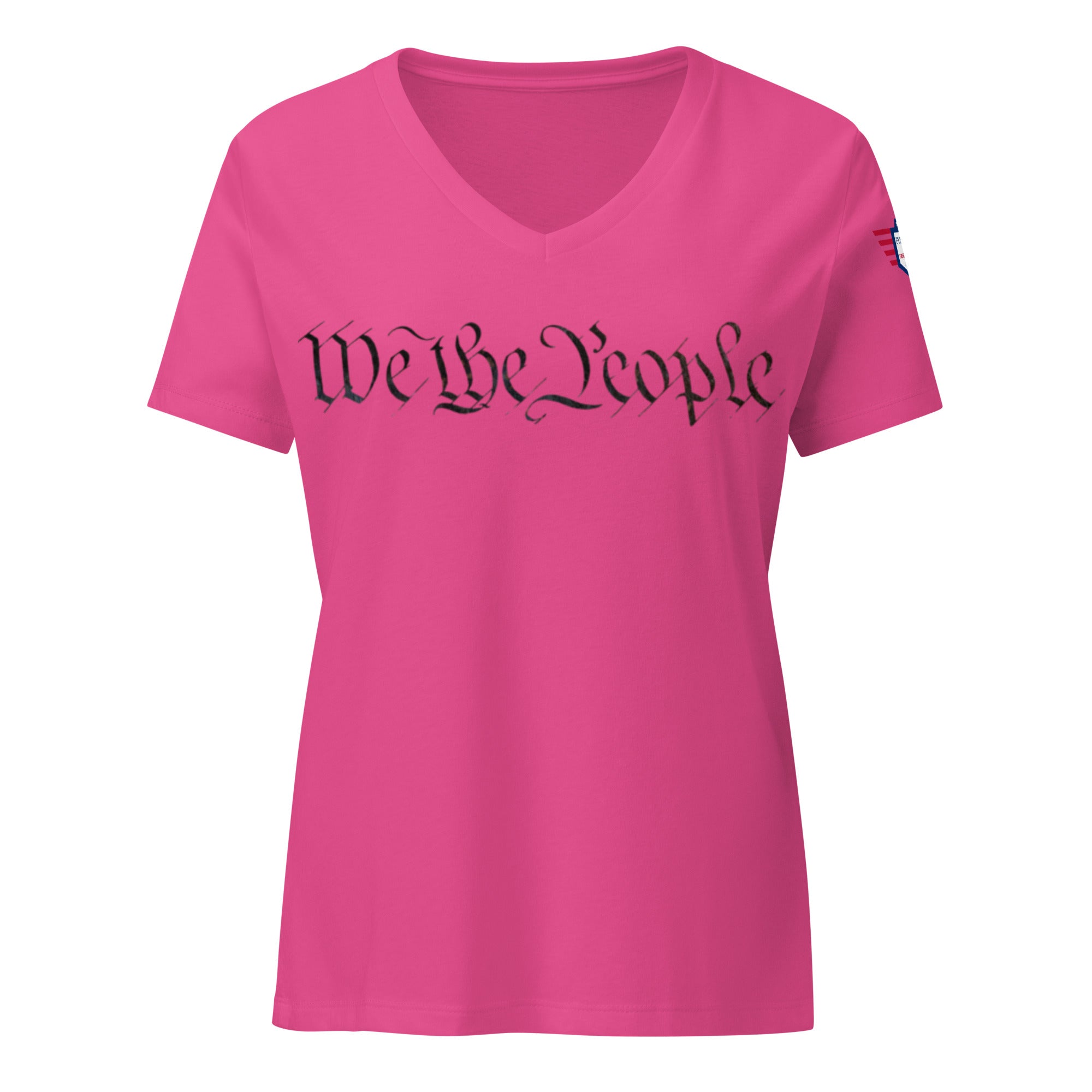 We the people - Women’s relaxed v-neck t-shirt