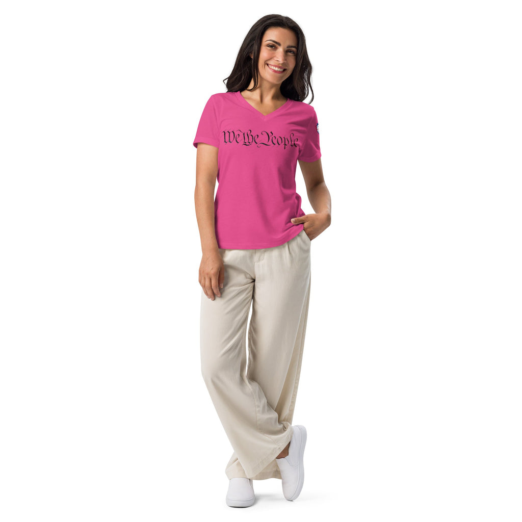 We the people - Women’s relaxed v-neck t-shirt