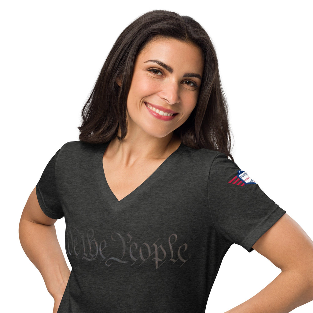 We the people - Women’s relaxed v-neck t-shirt