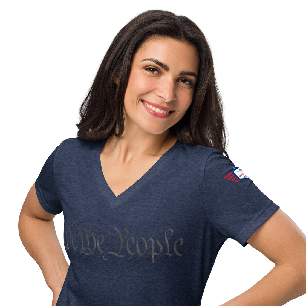 We the people - Women’s relaxed v-neck t-shirt