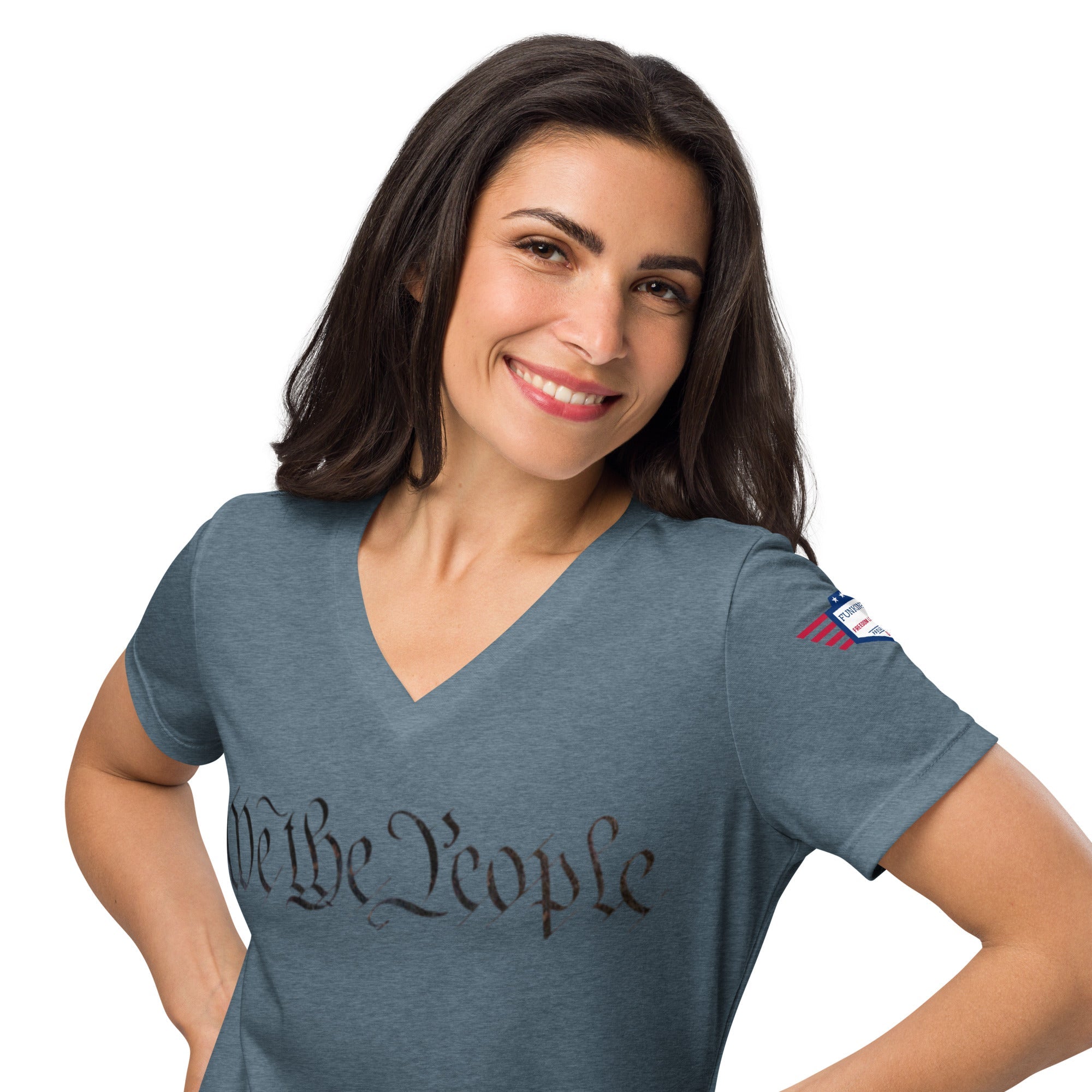 We the people - Women’s relaxed v-neck t-shirt