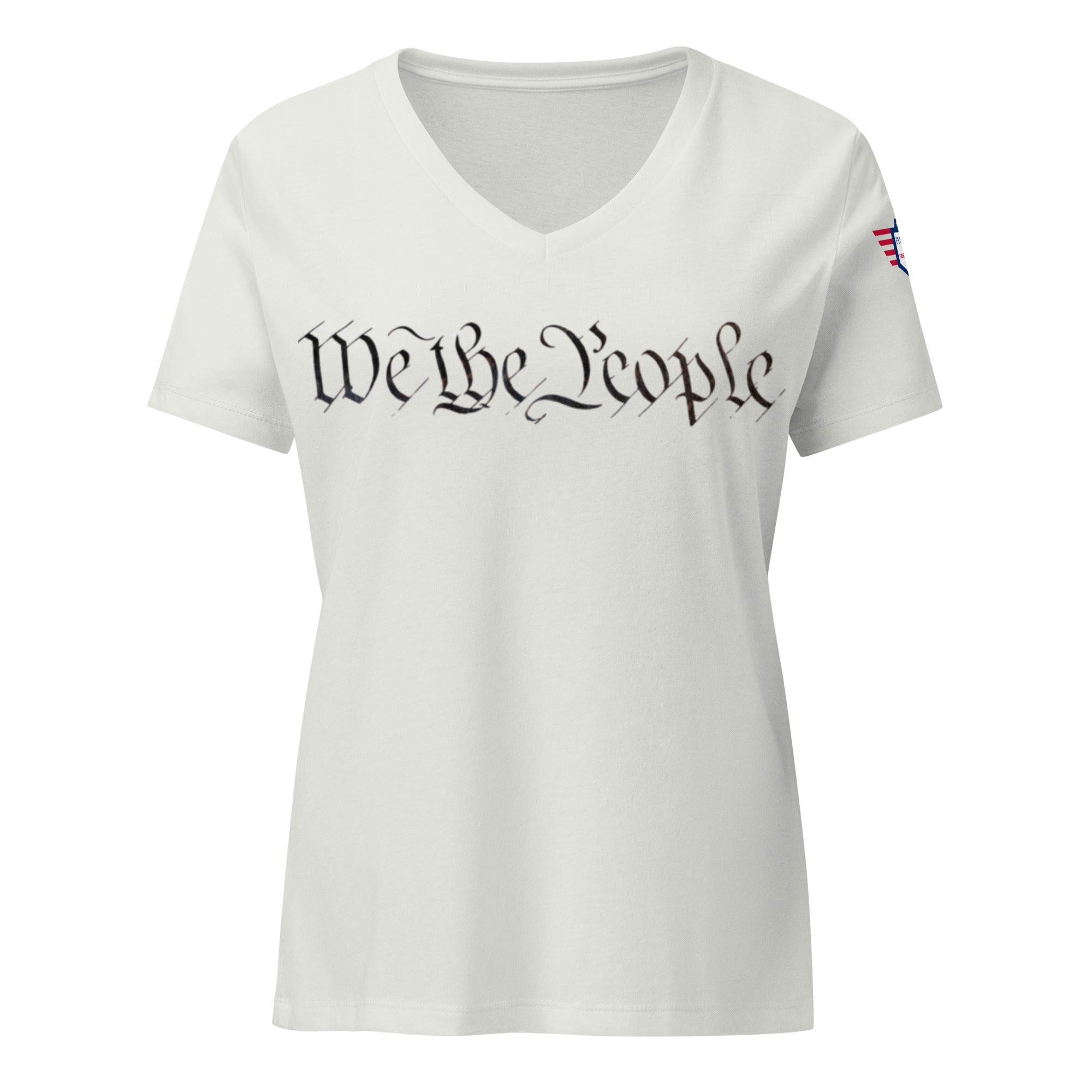 We the people - Women’s relaxed v-neck t-shirt