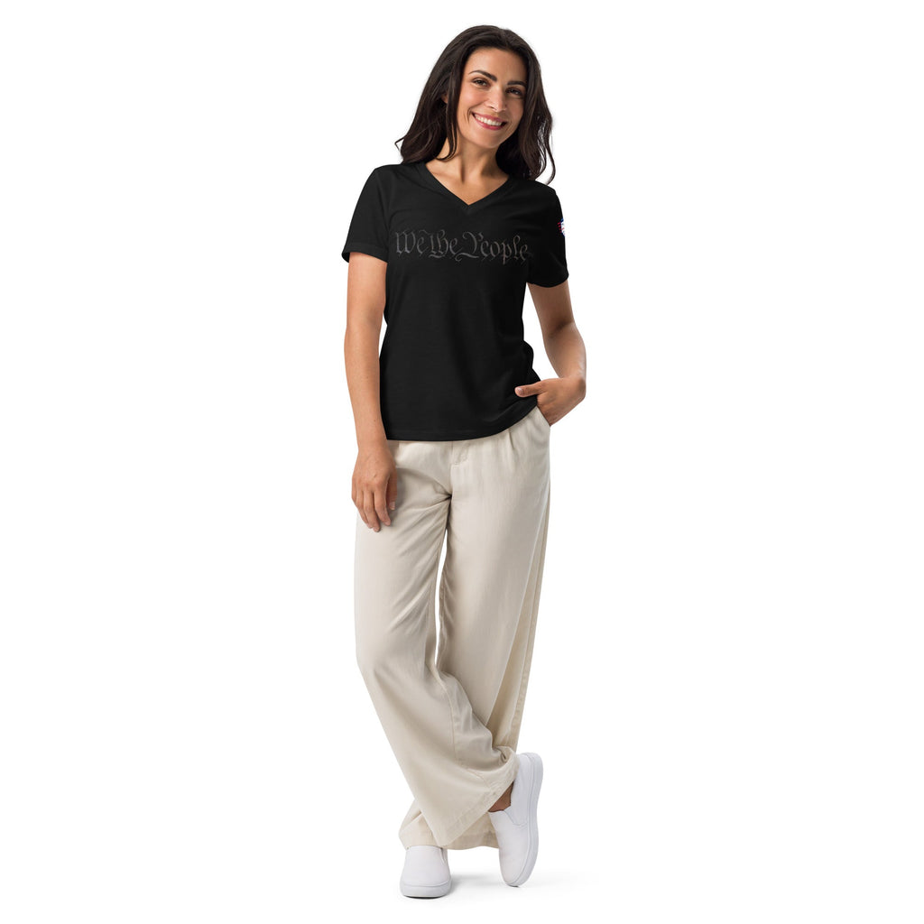 We the people - Women’s relaxed v-neck t-shirt