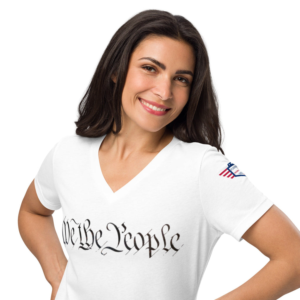 We the people - Women’s relaxed v-neck t-shirt