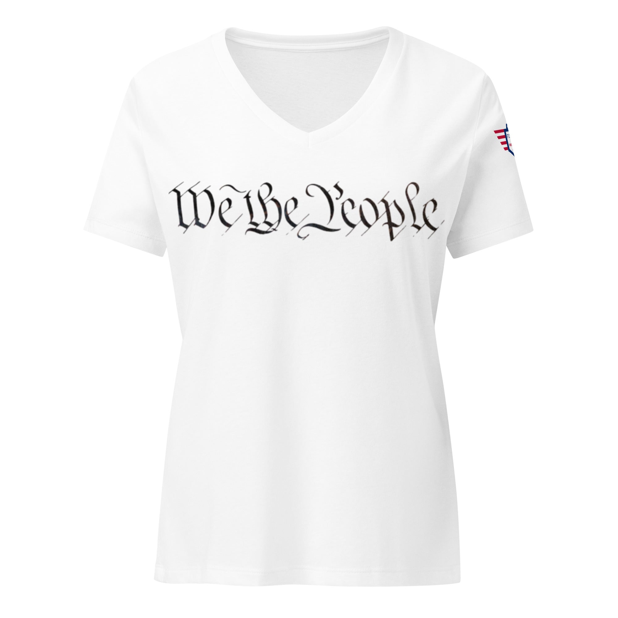 We the people - Women’s relaxed v-neck t-shirt