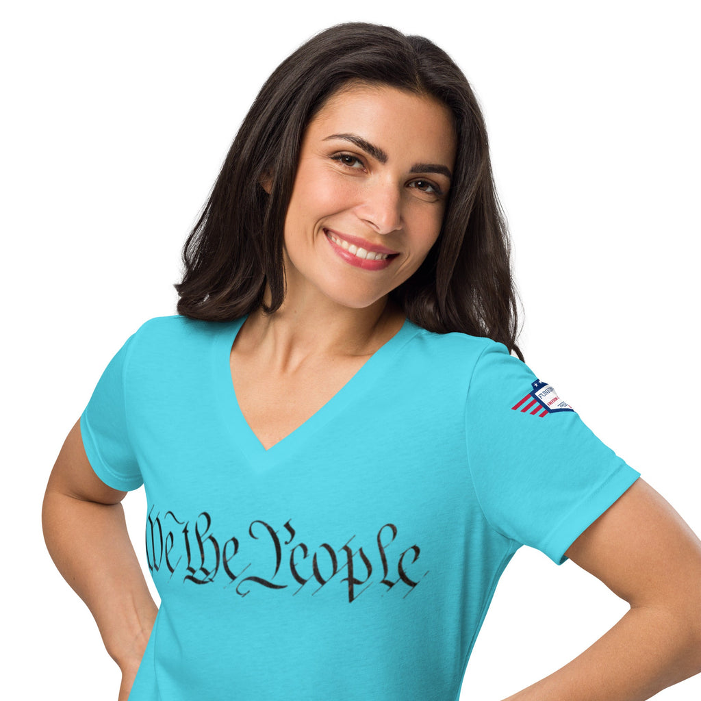 We the people - Women’s relaxed v-neck t-shirt