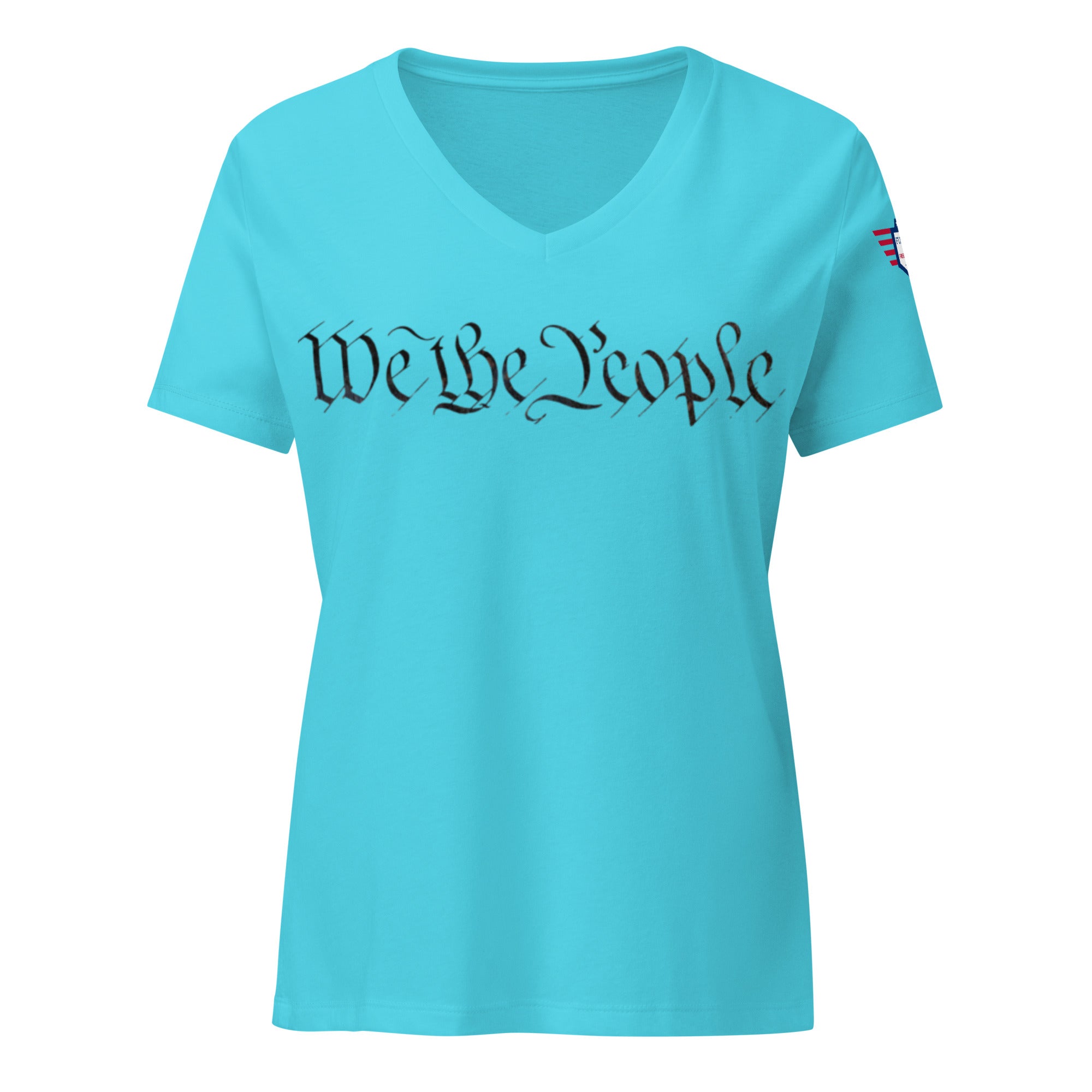 We the people - Women’s relaxed v-neck t-shirt