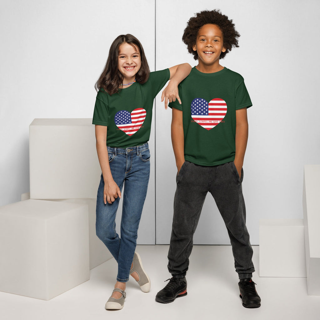 Stars Stripes and Good Vibes - Youth t-shirt