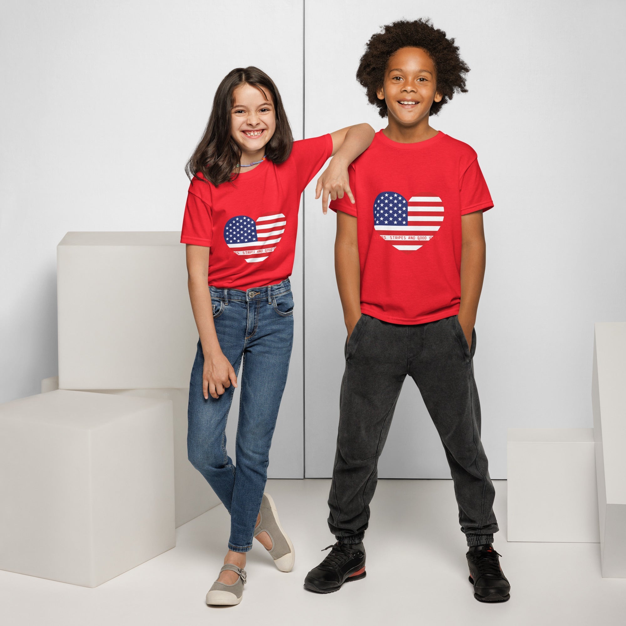 Stars Stripes and Good Vibes - Youth t-shirt